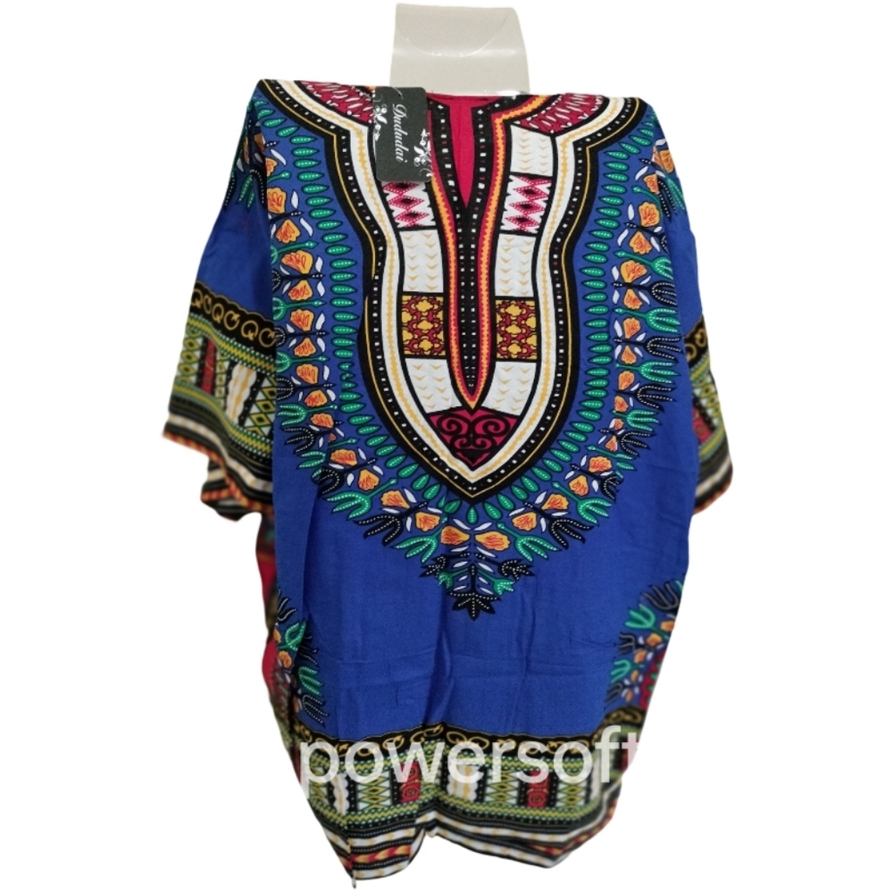 Blue Afro Dashiki